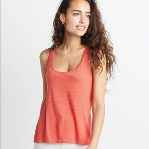 Marine Layer Logan Tank in Red Stripe